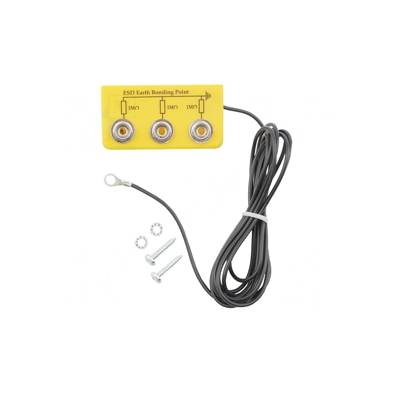 Sistem de împământare cu cablu ESD 70x35mm 2,9m | Electronic-mag.ro | Componente Electronice