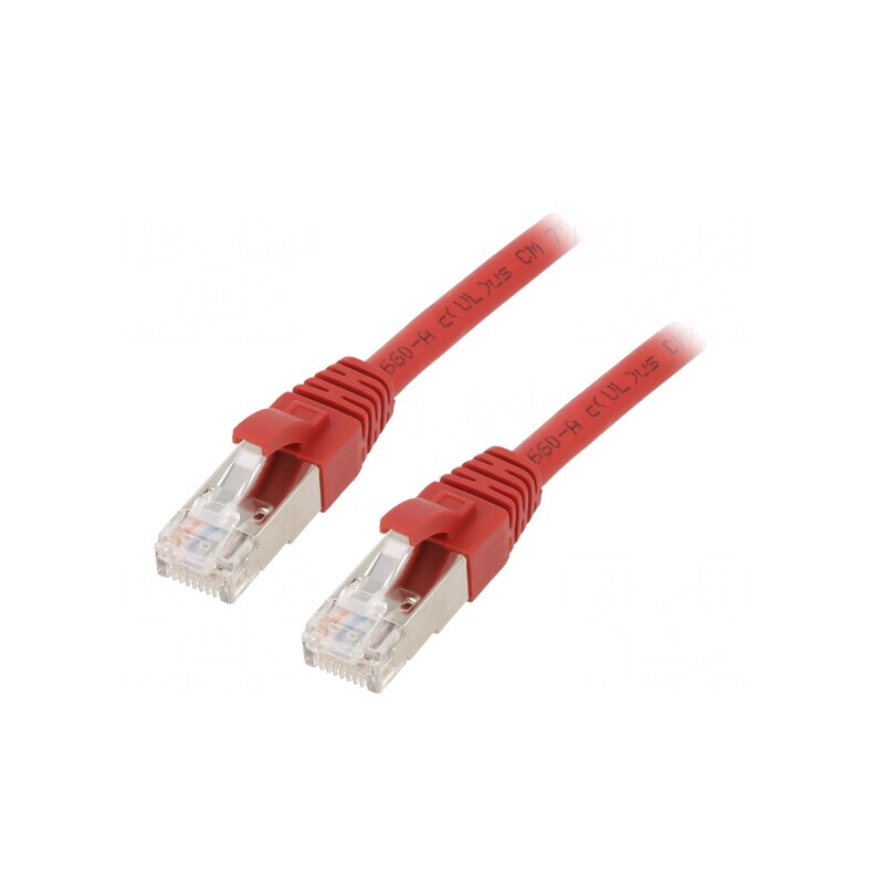 Patch Cord Ethernet Cat.6a S/FTP 5m Roșu | Electronic-mag.ro | Componente Electronice Patch Cord Ethernet Cat.6a S/FTP 5m Roșu | Electronic-mag.ro | Componente Electronice