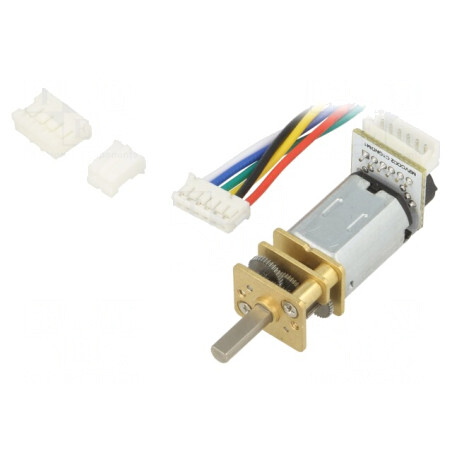 Motor DC cu Codificator 6V 52RPM FIT0486 | Electronic-mag.ro | Componente Electronice