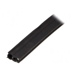 Garnitură EPDM Neagră 10m x 11mm x 21,5mm | Electronic-mag.ro | Componente Electronice