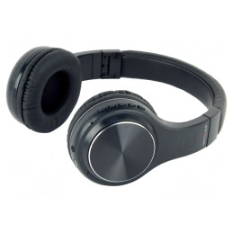 Căști wireless cu microfon negre USB micro 10m 32Ω | Electronic-mag.ro | Componente Electronice