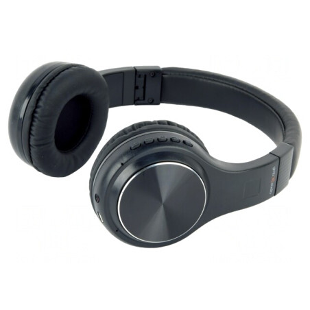 Căști wireless cu microfon negre USB micro 10m 32Ω | Electronic-mag.ro | Componente Electronice