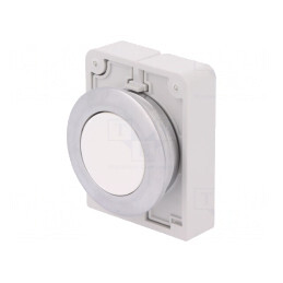Comutator Acționat Prin Apăsare 30mm Alb | Electronic-mag.ro | Componente Electronice