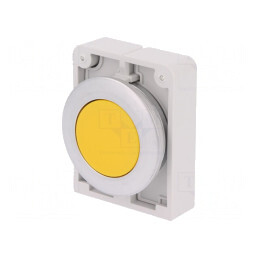 Comutator acționat prin apăsare 30mm galbenă | Electronic-mag.ro | Componente Electronice