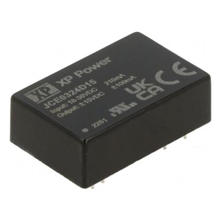 Convertor DC/DC 3W 18-36V la 15V/-15V THT JCE0324D15 | Electronic-mag.ro | Componente Electronice