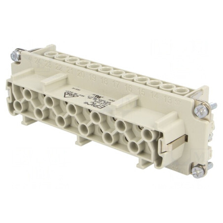 Conector HDC Inserturi Mamă EPIC H-BE 24 16A | Electronic-mag.ro | Componente Electronice