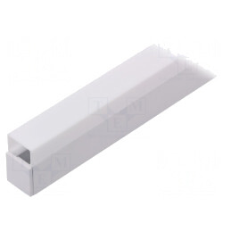 Profi pt.module LED | lăptoasă | albă | L: 1m | LINEA20 | aluminiu | LINEA20 E7/Y WH 1M SET STANDARD