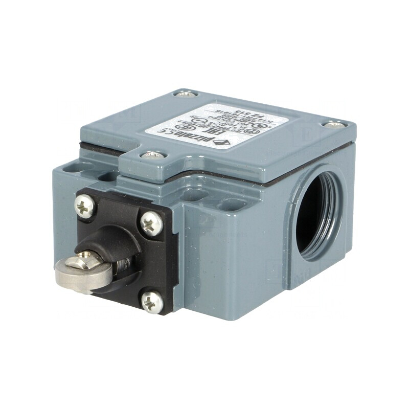 Limitator cursă rolă oțel Ø12mm NO NC 10A 500VAC | Electronic-mag.ro | Componente Electronice