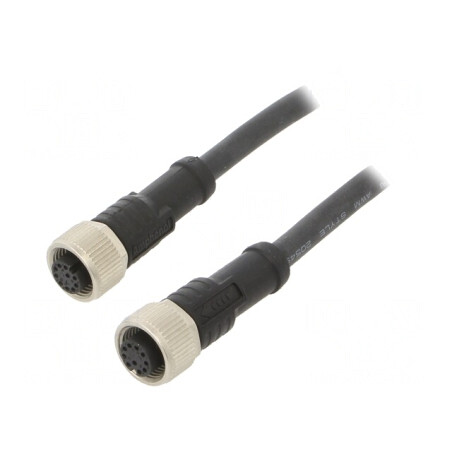 Cablu senzori/automatizări M12-M12 1m 8 pini | Electronic-mag.ro | Componente Electronice