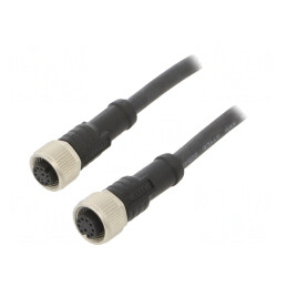 Cablu senzori/automatizări M12-M12 1m 8 pini | Electronic-mag.ro | Componente Electronice