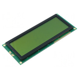 Afișaj LCD alfanumeric 20x4 galben-verde | Electronic-mag.ro | Componente Electronice