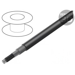 Cablu HELUTHERM® 145 MULTI 12x0,75mm2 PO Negru | Electronic-mag.ro | Componente Electronice