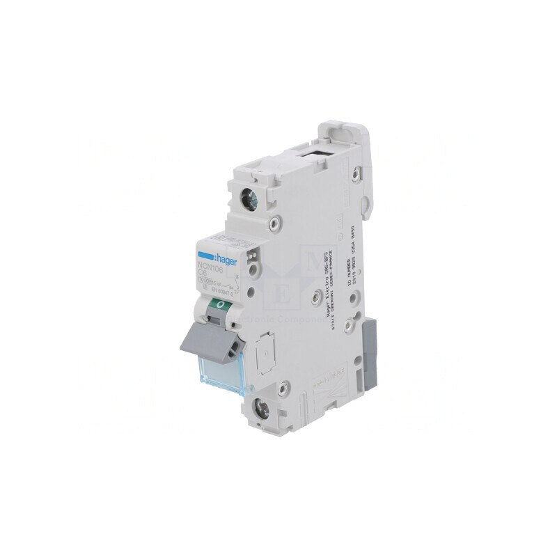 Întrerupător Supracurent 6A 230/400VAC 1 Pol 10kA | Electronic-mag.ro | Componente Electronice