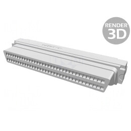 Conector Cablu-Cablu PIN 68 Mufă Mamă 1,27mm | Electronic-mag.ro | Componente Electronice