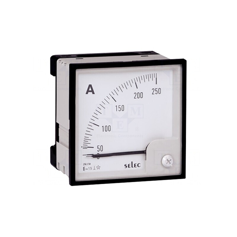 Ampermetru pe panou 50-60Hz 90° Clasa 1.5 | Electronic-mag.ro | Componente Electronice Ampermetru pe panou 50-60Hz 90° Clasa 1.5 | Electronic-mag.ro | Componente Electronice