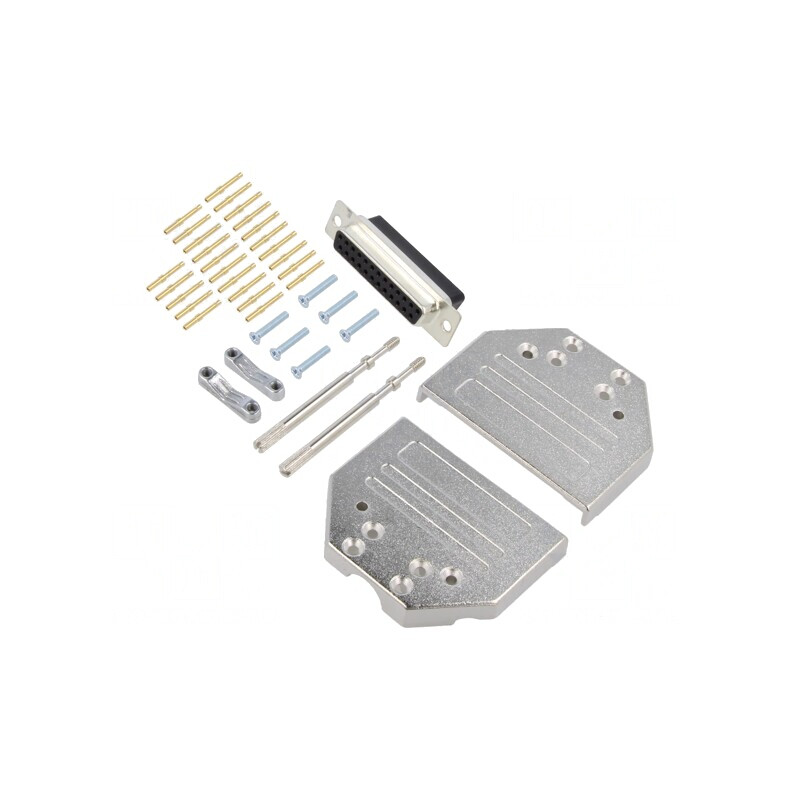 Mufă D-Sub 25 PIN Femeie Crimpată Ecranată | Electronic-mag.ro | Componente Electronice Mufă D-Sub 25 PIN Femeie Crimpată Ecranată | Electronic-mag.ro | Componente Electronice