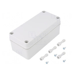 Carcasă universală ABS gri 80x170x65mm | Electronic-mag.ro | Componente Electronice