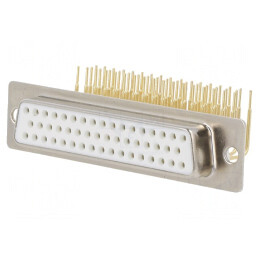 Soclu D-Sub 50 PIN Mamă PCB unghi 90° THT | Electronic-mag.ro | Componente Electronice