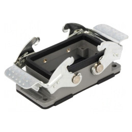 Carcasă pentru Conectori HDC 10B cu Clichet Dublu | Electronic-mag.ro | Componente Electronice