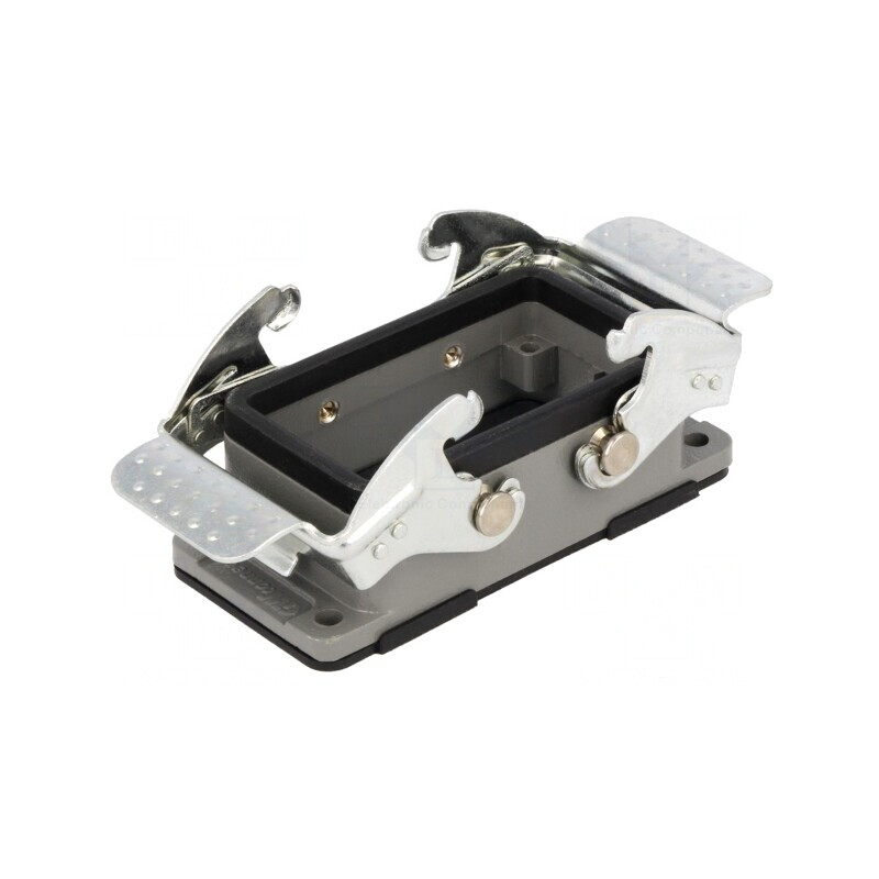 Carcasă pentru Conectori HDC 10B cu Clichet Dublu | Electronic-mag.ro | Componente Electronice