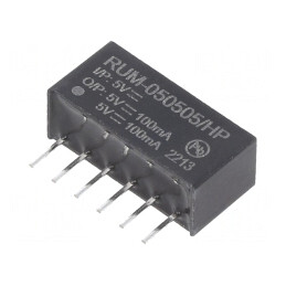 Convertor DC/DC 1W 5V SIP7 | Electronic-mag.ro | Componente Electronice