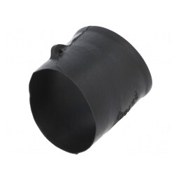 Fiting termocontractibil fără adeziv unghi 13mm negru | Electronic-mag.ro | Componente Electronice