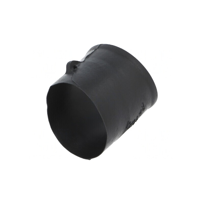 Fiting termocontractibil fără adeziv unghi 13mm negru | Electronic-mag.ro | Componente Electronice
