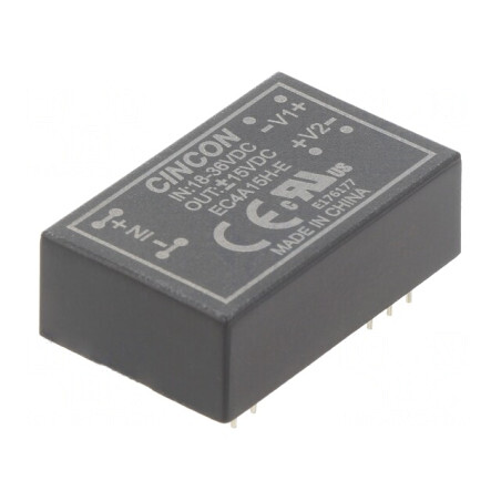 Convertor DC/DC 18-36V la 15V/-15V 5/6W | Electronic-mag.ro | Componente Electronice