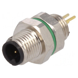 Conector M5 THT IP67 3 PIN 60V 1A | Electronic-mag.ro | Componente Electronice