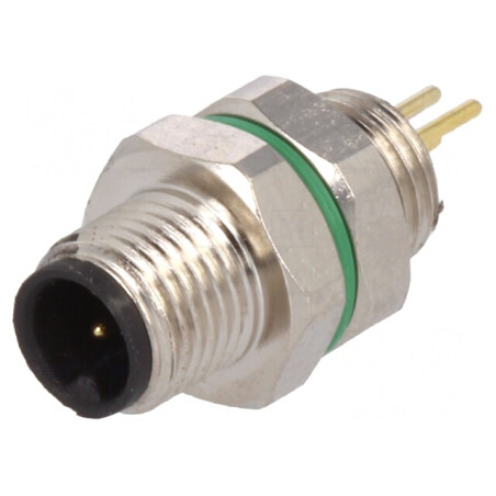 Conector M5 THT IP67 3 PIN 60V 1A | Electronic-mag.ro | Componente Electronice