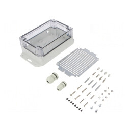Carcasă calculator gri deschis 101,6mm x 151,4mm | Electronic-mag.ro | Componente Electronice