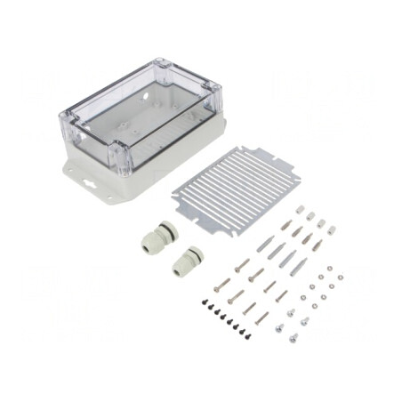 Carcasă calculator gri deschis 101,6mm x 151,4mm | Electronic-mag.ro | Componente Electronice