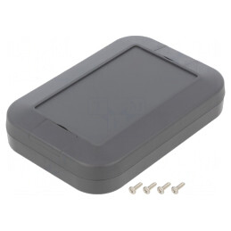 Carcasă Universală WP ABS Grafit IP67 90x130x25mm | Electronic-mag.ro | Componente Electronice