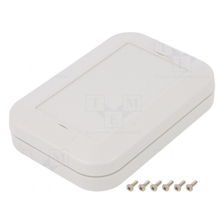 Carcasă universală gri deschis 90x130x25 mm | Electronic-mag.ro | Componente Electronice