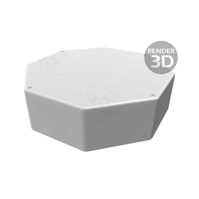 Carcasă universală aluminiu IP54 133x133x39mm | Electronic-mag.ro | Componente Electronice
