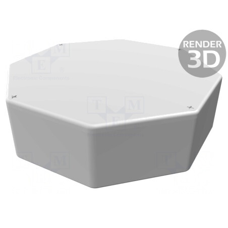 Carcasă universală aluminiu IP54 133x133x39mm | Electronic-mag.ro | Componente Electronice