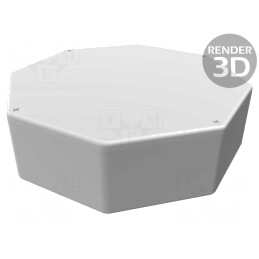 Carcasă Aluminiu Roșu Universală 133mm x 133mm x 39mm | Electronic-mag.ro | Componente Electronice