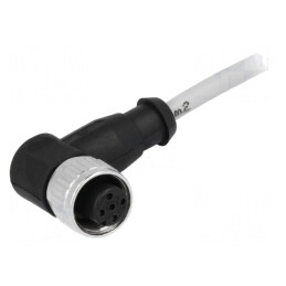 Mufă M12 3 PIN mamă cu cablu 7,5m | Electronic-mag.ro | Componente Electronice