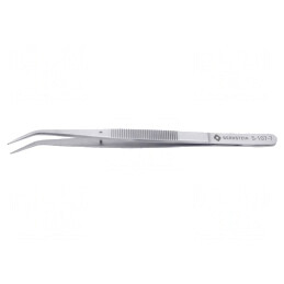 Pensetă 150mm Vârf Curbat Plat Rotunjit | Electronic-mag.ro | Componente Electronice