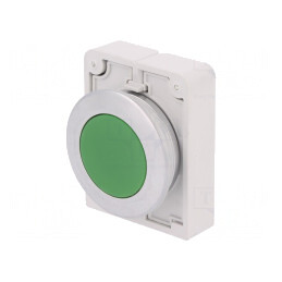 Comutator apăsare 30mm verde | Electronic-mag.ro | Componente Electronice