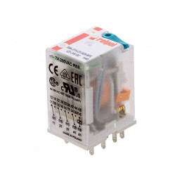 Releu electromagnetic 4PDT 24VDC 6A | Electronic-mag.ro | Componente Electronice