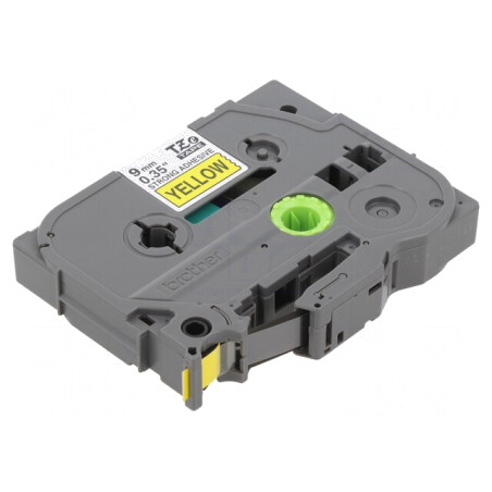 Bandă Etichetare 9mm x 8m Galbenă/Neagră TZE-S621 | Electronic-mag.ro | Componente Electronice
