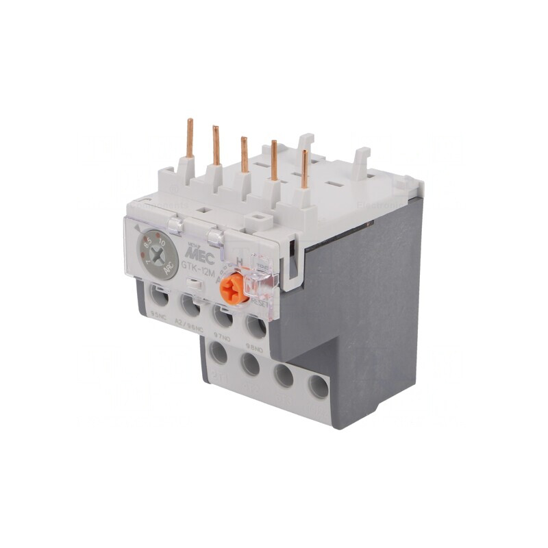Releu termic METAMEC 7-10A Contacte NO NC | Electronic-mag.ro | Componente Electronice