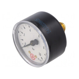 Manometru 0-10bar 50mm Lichide și Gaze Inerte | Electronic-mag.ro | Componente Electronice
