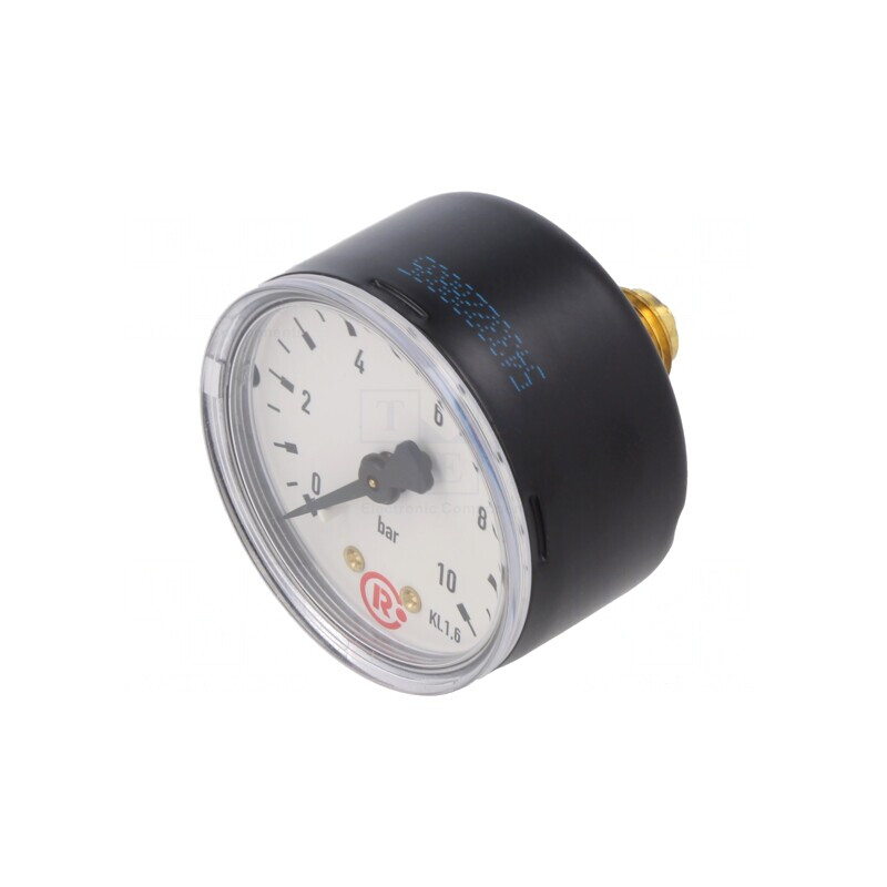 Manometru 0-10bar 50mm Lichide și Gaze Inerte | Electronic-mag.ro | Componente Electronice