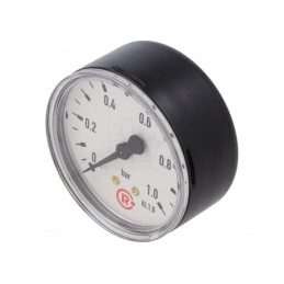 Manometru 0-1 Bar 63mm pentru Lichide și Gaze Inerte | Electronic-mag.ro | Componente Electronice
