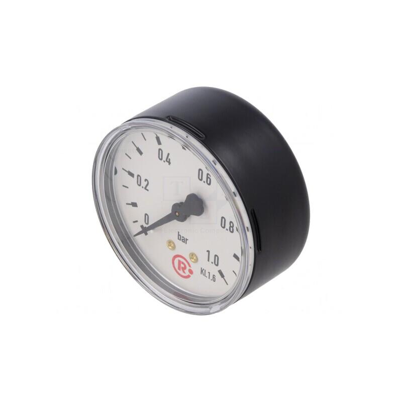 Manometru 0-1 Bar 63mm pentru Lichide și Gaze Inerte | Electronic-mag.ro | Componente Electronice