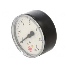 Manometru 0-6 bar 63 mm pentru lichide și gaze inerte | Electronic-mag.ro | Componente Electronice