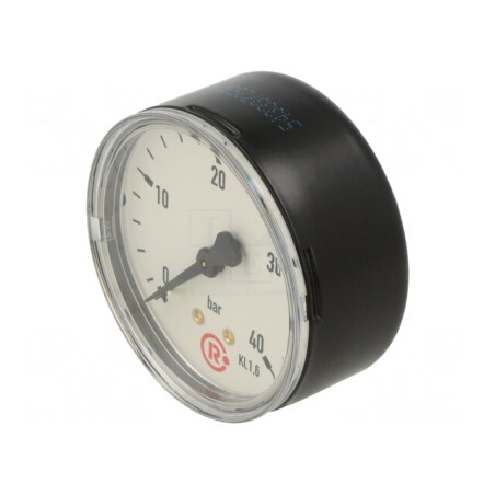 Manometru 0-40bar 63mm Lichide și Gaze Inerte | Electronic-mag.ro | Componente Electronice