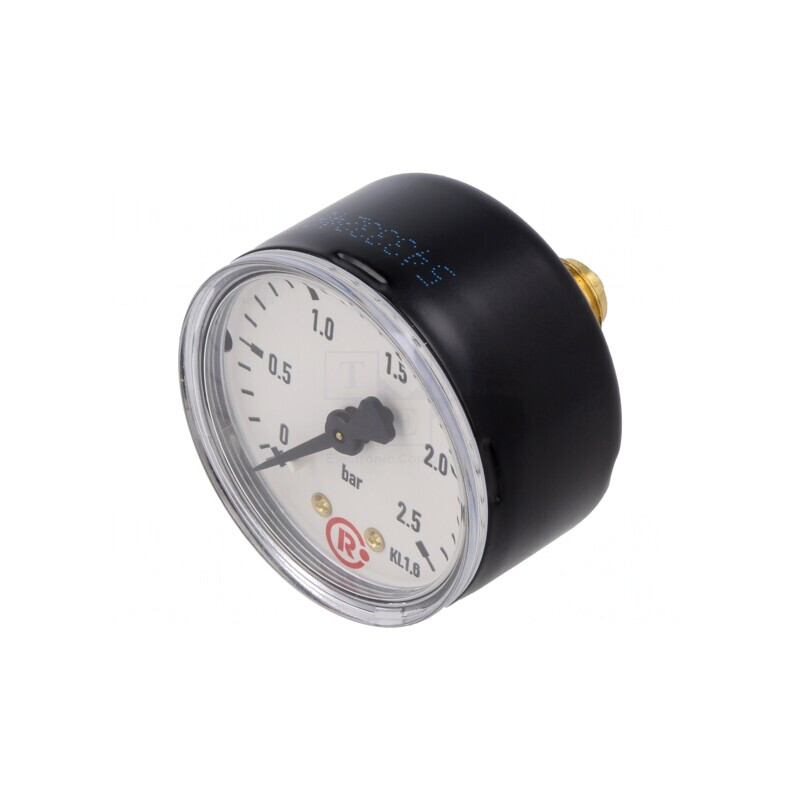 Manometru 0-2,5bar 50mm Lichide și Gaze Inerte | Electronic-mag.ro | Componente Electronice